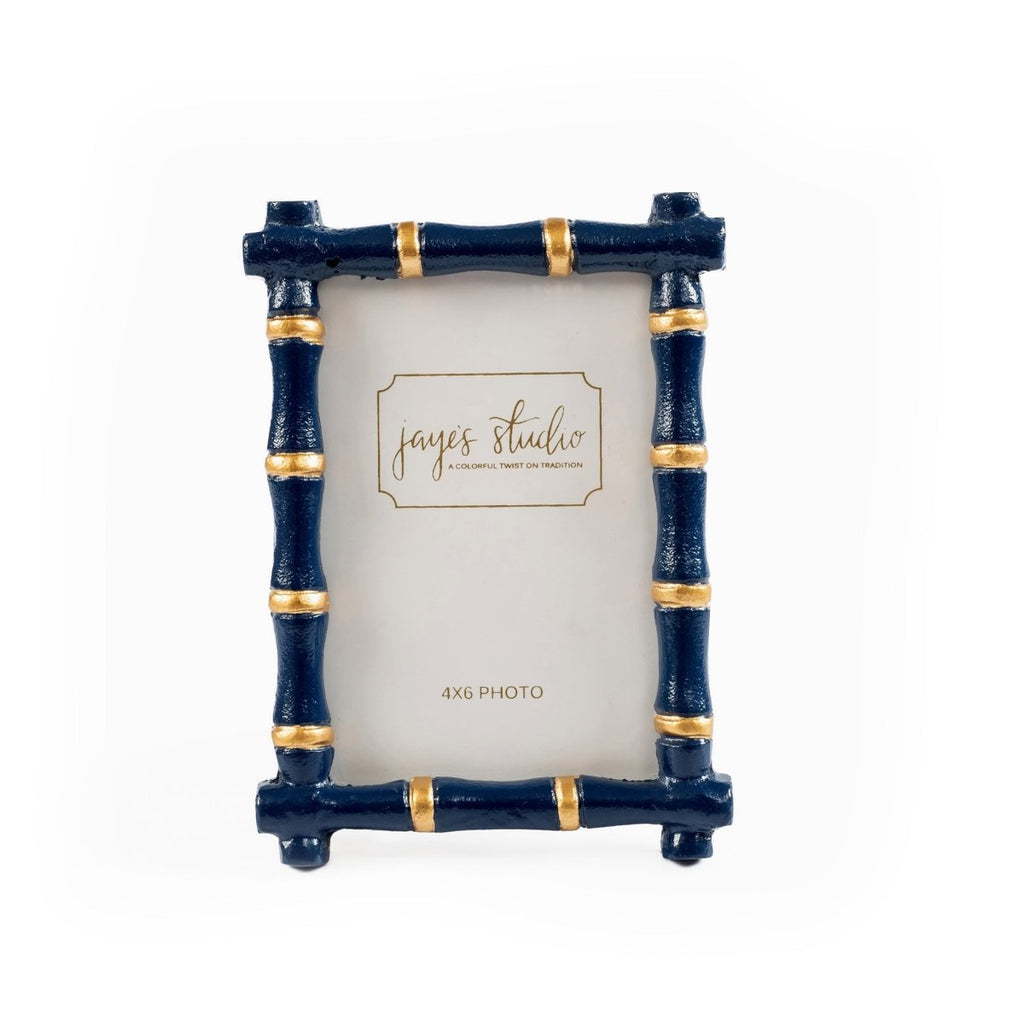 Chloe Blue Rectangular Metal Photo Frame, Picture Frame for Home, Bedroom, Home Office - Photo & Picture Frames from Jaye's Studio
