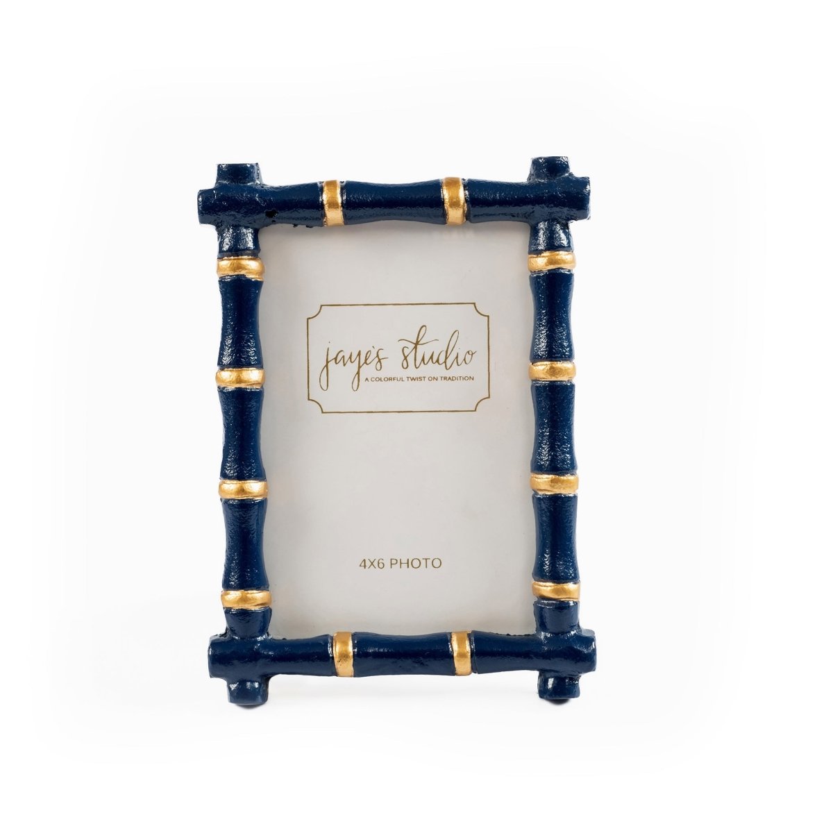 Chloe Blue Rectangular Metal Photo Frame, Picture Frame for Home, Bedroom, Home Office - Photo & Picture Frames from Jaye's Studio