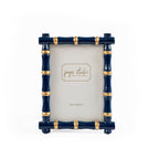Chloe Blue Rectangular Metal Photo Frame, Picture Frame for Home, Bedroom, Home Office - Photo & Picture Frames from Jaye's Studio
