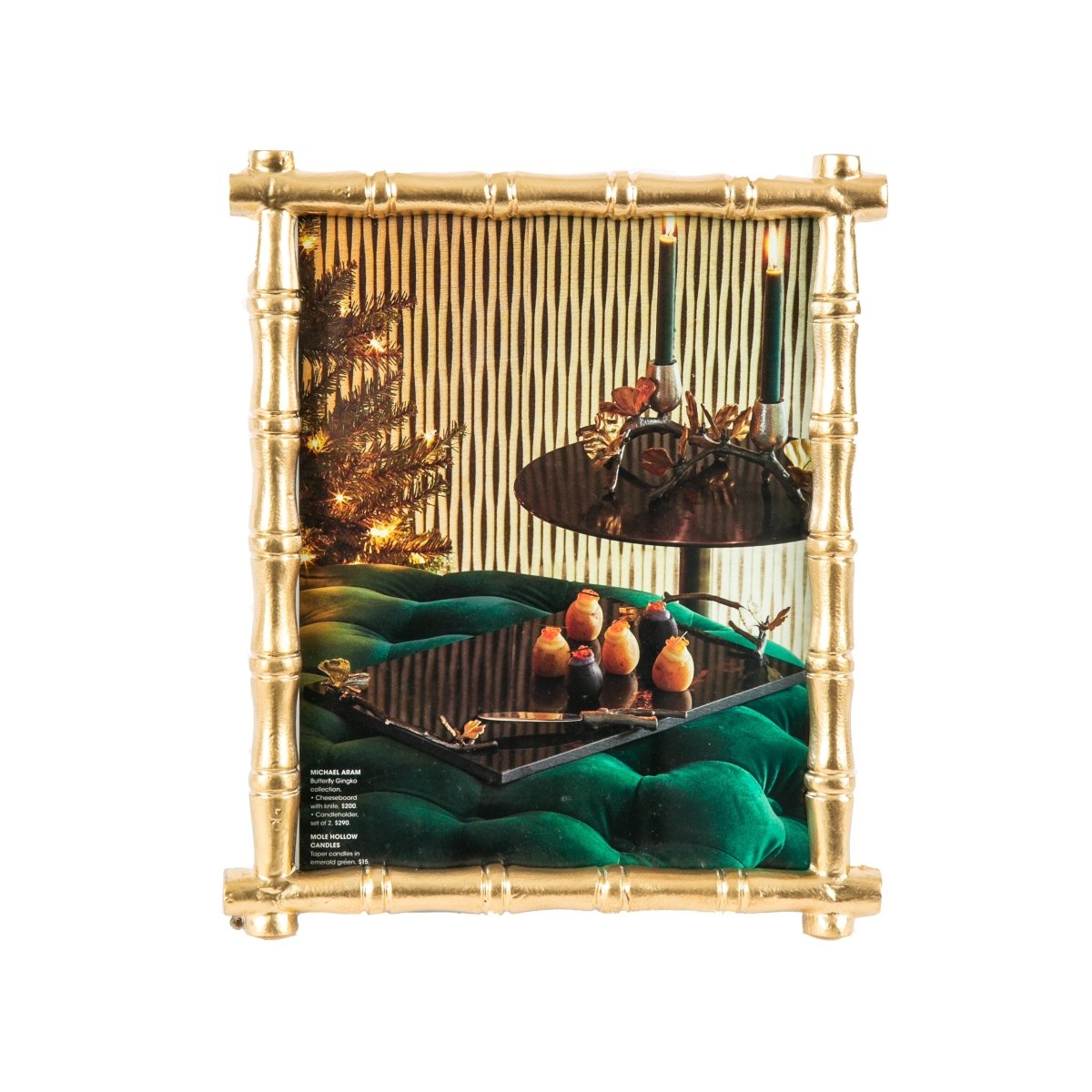 Chloe Gold Rectangular Metal Photo Frame, Picture Frame for Home, Bedroom, Home Office - Photo & Picture Frames from Jaye's Studio