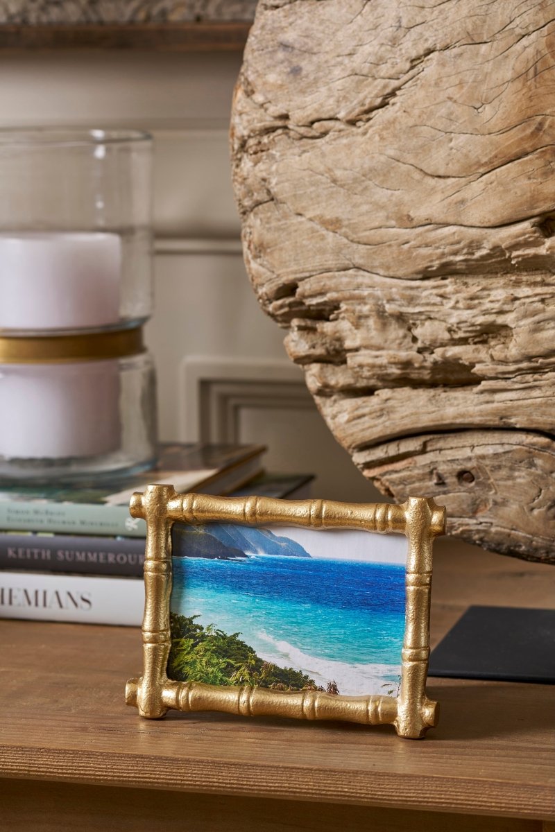 Chloe Gold Rectangular Metal Photo Frame, Picture Frame for Home, Bedroom, Home Office - Photo & Picture Frames from Jaye's Studio