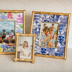 Chloe Gold Rectangular Metal Photo Frame, Picture Frame for Home, Bedroom, Home Office - Photo & Picture Frames from Jaye's Studio