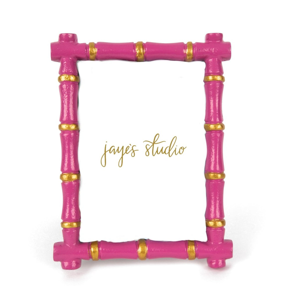 Chloe Pink Rectangular Metal Photo Frame, Picture Frame for Home, Bedroom, Home Office - Photo & Picture Frames from Jaye's Studio