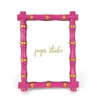 Chloe Pink Rectangular Metal Photo Frame, Picture Frame for Home, Bedroom, Home Office - Photo & Picture Frames from Jaye's Studio