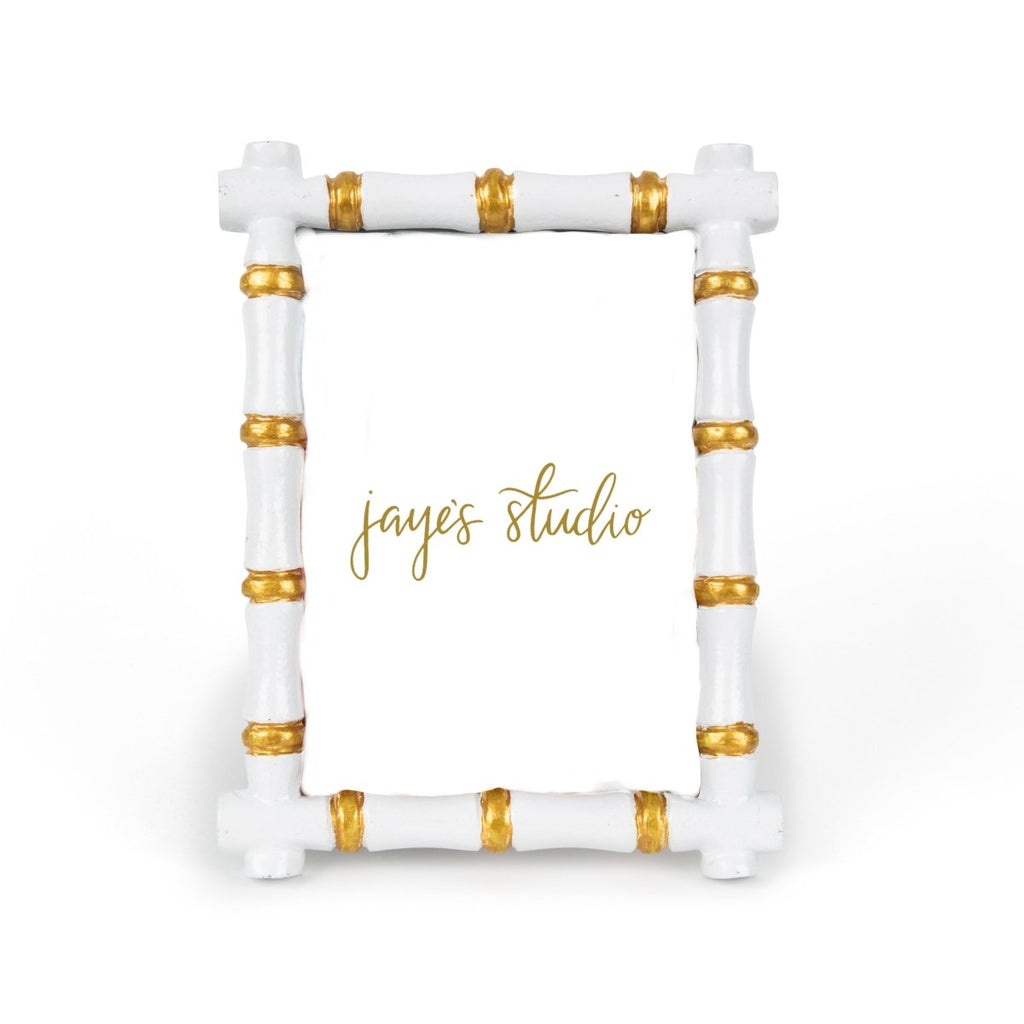 Chloe White Rectangular Metal Photo Frame, Picture Frame for Home, Bedroom, Home Office - Photo & Picture Frames from Jaye's Studio