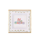 Christmas Gift Stack Enameled Tori Trinket Tray - Trinket Trays from Jaye's Studio