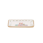 Christmas Gift Stack Multi - Color Enameled Rectangle Soap Dish, Catch All Tray, Jewelry Tray for Bathroom, Vanity, Sink - Decorative Laney Tray - Trinket Trays from Jaye's Studio
