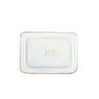 Christmas Gift Stack Multi - Color Enameled Rectangle Soap Dish, Catch All Tray, Jewelry Tray for Bathroom, Vanity, Sink - Decorative Laney Tray - Trinket Trays from Jaye's Studio