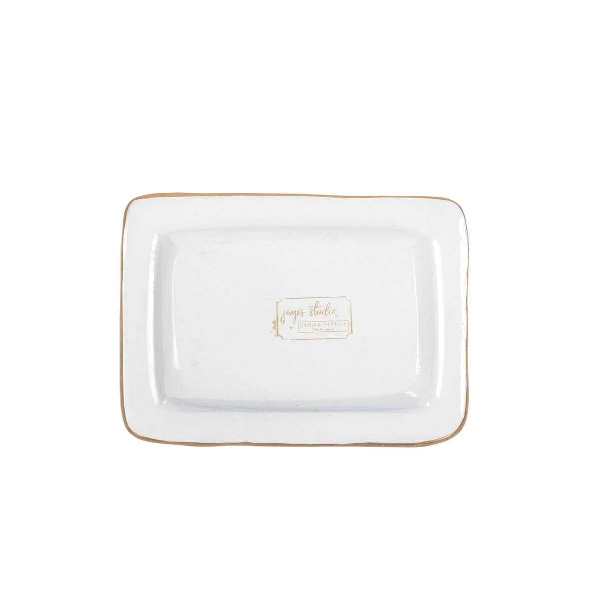 Christmas Gift Stack Multi - Color Enameled Rectangle Soap Dish, Catch All Tray, Jewelry Tray for Bathroom, Vanity, Sink - Decorative Laney Tray - Trinket Trays from Jaye's Studio