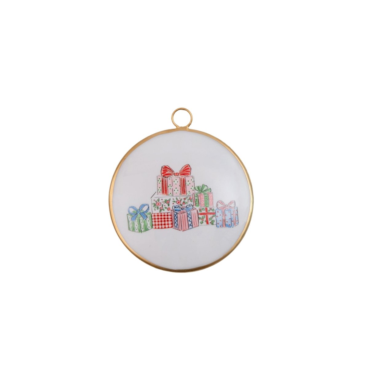Christmas Gift Stack Ornament (single) - Holiday Ornaments from Jaye's Studio