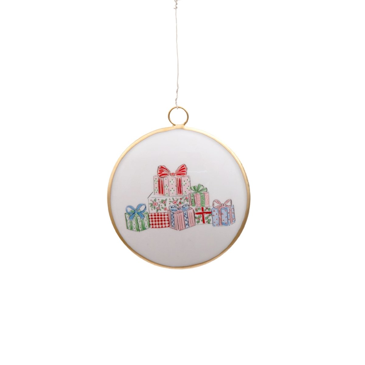 Christmas Gift Stack Ornament (single) - Holiday Ornaments from Jaye's Studio