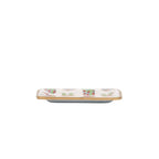 Christmas Gifts Multi - Color Enameled Rectangle Soap Dish, Catch All Tray, Jewelry Tray for Bathroom, Vanity, Sink - Decorative Laney Tray - Trinket Trays from Jaye's Studio
