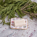 Christmas Gifts Multi - Color Enameled Rectangle Soap Dish, Catch All Tray, Jewelry Tray for Bathroom, Vanity, Sink - Decorative Laney Tray - Trinket Trays from Jaye's Studio