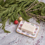 Christmas Gifts Multi - Color Enameled Rectangle Soap Dish, Catch All Tray, Jewelry Tray for Bathroom, Vanity, Sink - Decorative Laney Tray - Trinket Trays from Jaye's Studio