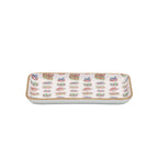 Christmas Gifts Multi - Color Enameled Set of 2 Rectangle Vanity Trays, Catch All Trays - Rowan Decorative Trays - Decorative Trays from Jaye's Studio