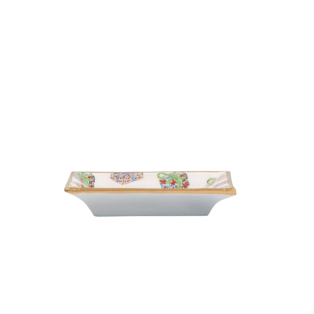 Christmas Gifts Multi - Color Rectangle Catch All Tray, Jewelry Tray for Bathroom, Vanity - Decorative Landry Tray - Trinket Trays from Jaye's Studio