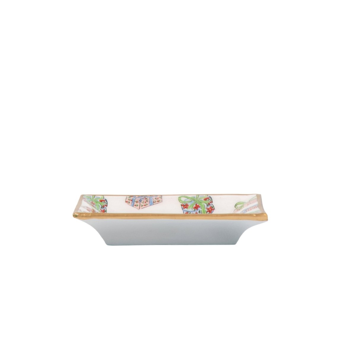 Christmas Gifts Multi - Color Rectangle Catch All Tray, Jewelry Tray for Bathroom, Vanity - Decorative Landry Tray - Trinket Trays from Jaye's Studio