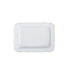 Classic Stripe Red Enameled Rectangle Soap Dish, Catch All Tray, Jewelry Tray for Bathroom, Vanity, Sink - Decorative Laney Tray - Trinket Trays from Jaye's Studio