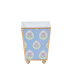Daphne Multi - Color Enameled Square Metal Cachepot Planter for Bedroom, Office, Kitchen, Living Room - Hostess Gifts - Cachepots from Jaye's Studio