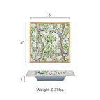 Elsie's Garden Enameled Tori Trinket Tray - Trinket Trays from Jaye's Studio