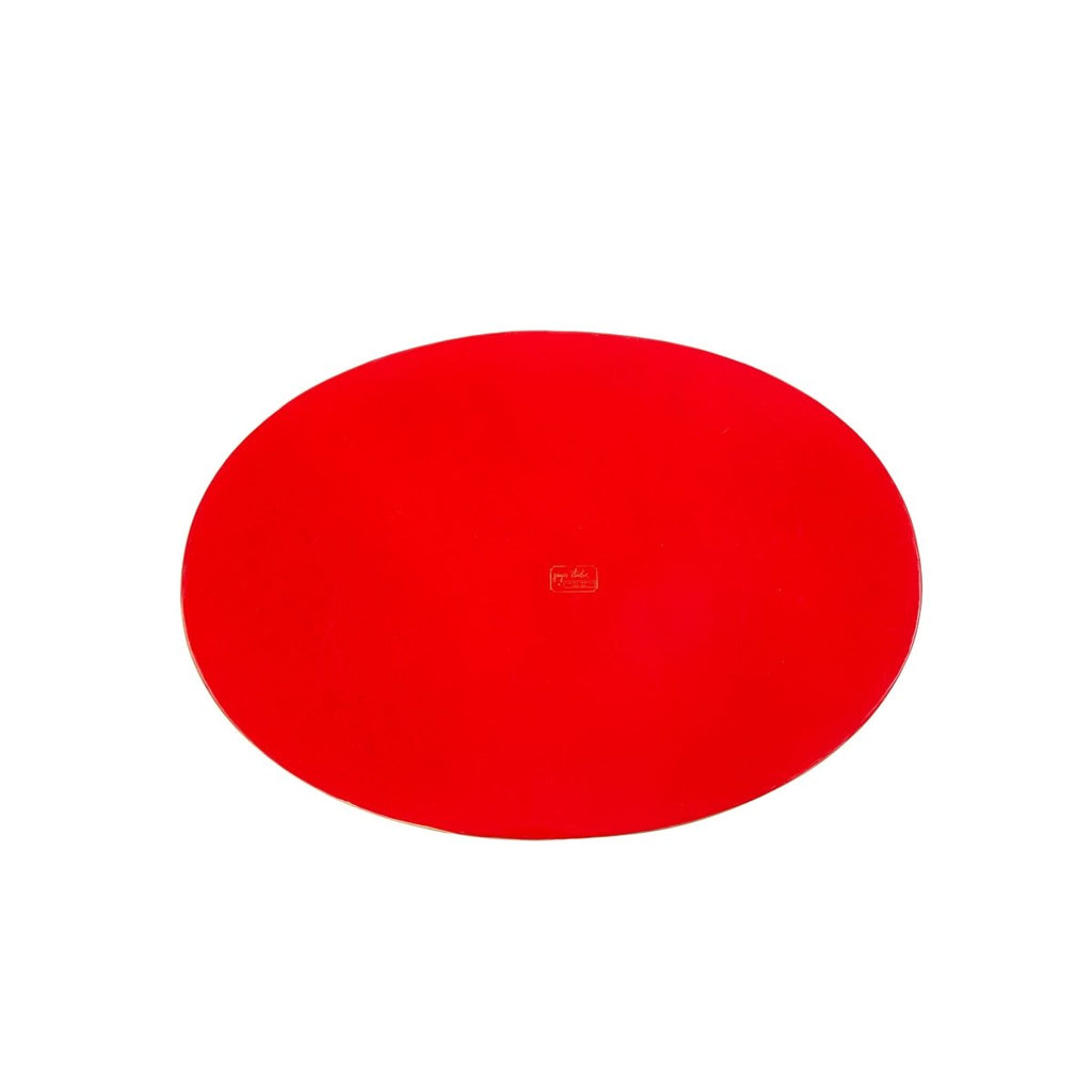 Enameled Multi - Color Oval Olivia Serving Tray For Kitchen and Dining - 14 in x 20 in - The Tartan Plaid Collection - Serving Trays from Jaye's Studio