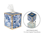 Garden Party Enameled Tissue Box Cover - Tissue Box Cover from Jaye's Studio