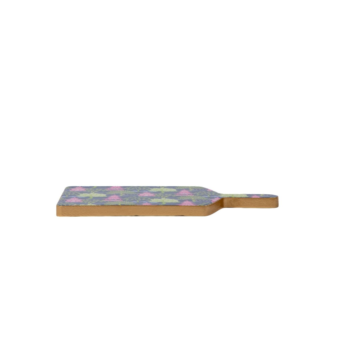 Garden Party Navy and Lime Enameled Charcuterie Board, Wooden Cutting Board, Serving and Chopping Board for Food & Meat Prep - Avail 11/26 - Charcuterie Board from Jaye's Studio