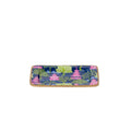 Garden Party Navy and Lime Enameled Rectangle Soap Dish, Catch All Tray, Jewelry Tray for Bathroom, Vanity, Sink - Decorative Laney Tray - Avail 11/26 - Trinket Trays from Jaye's Studio