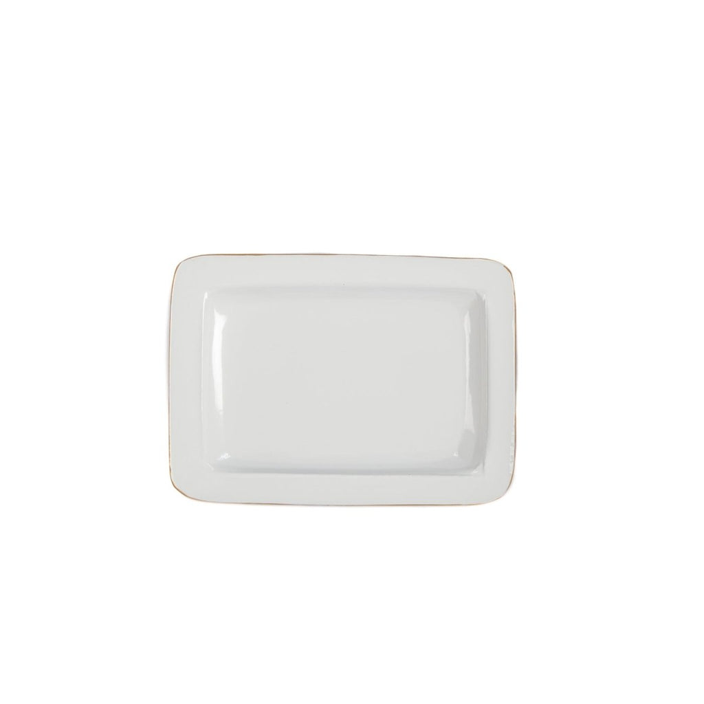 Garden Party Navy and Lime Enameled Rectangle Soap Dish, Catch All Tray, Jewelry Tray for Bathroom, Vanity, Sink - Decorative Laney Tray - Avail 11/26 - Trinket Trays from Jaye's Studio