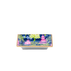 Garden Party Navy and Lime Rectangle Catch All Tray, Jewelry Tray for Bathroom, Vanity - Decorative Landry Tray - Avail 11/26 - Trinket Trays from Jaye's Studio