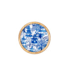 Garden Party Wooden Coasters Set - Mango Wood & Enamel | Set of 4 - Avail 09/21 - from Jaye's Studio