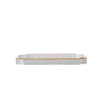 Garland Twist Red and Green Enameled Rectangle Decorative Serving Tray - for Kitchen, Barware, Vanity, Jaye Tray - Serving Trays from Jaye's Studio