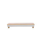 Garland Twist Red and Green Enameled Rectangle Vanity Tray for Bathroom, Vanity, Bedroom - Oliver Decorative Tray - Vanity Trays from Jaye's Studio