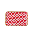 Garland Twist Red and Green Enameled Set of 2 Rectangle Vanity Trays, Catch All Trays - Rowan Decorative Trays - Decorative Trays from Jaye's Studio
