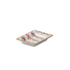 Garland Twist Red and Green Rectangle Catch All Tray, Jewelry Tray for Bathroom, Vanity - Decorative Landry Tray - Trinket Trays from Jaye's Studio
