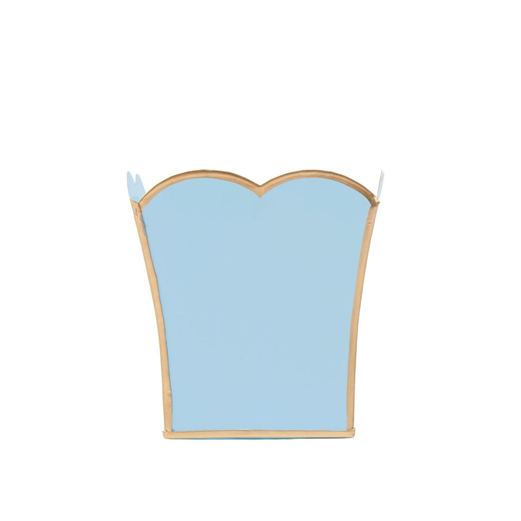 Gracie Blue / Light Blue Square Metal Cachepot For Bedroom, Office, Kitchen, Living Room - Gracie Scarlett Collection - Cachepots from Jaye's Studio