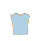 Gracie Blue / Light Blue Square Metal Cachepot For Bedroom, Office, Kitchen, Living Room - Gracie Scarlett Collection - Cachepots from Jaye's Studio