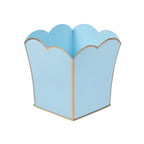 Gracie Blue / Light Blue Square Metal Cachepot For Bedroom, Office, Kitchen, Living Room - Gracie Scarlett Collection - Cachepots from Jaye's Studio