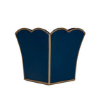 Gracie Blue Square Metal Cachepot For Bedroom, Office, Kitchen, Living Room - Gracie Scarlette Collection - Cachepots from Jaye's Studio