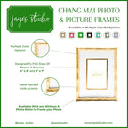 Gracie Chang Mai Taupe Rectangular Photo Frame, Picture Frame for Home, Bedroom, Home Office - Photo & Picture Frames from Jaye's Studio