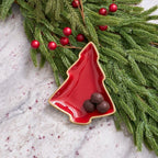 Gracie Christmas Tray - Red - Decorative Trays from Jaye's Studio