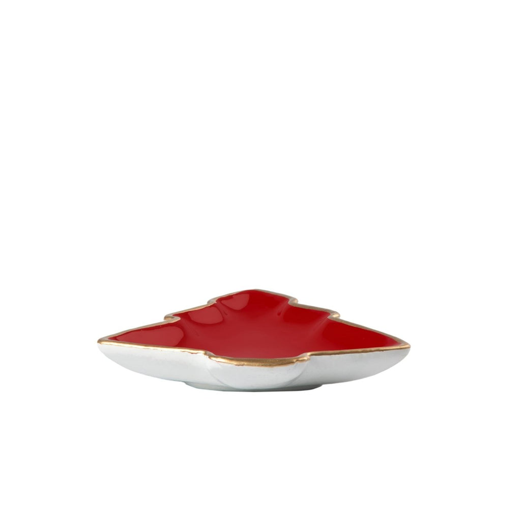 Gracie Christmas Tray - Red - Decorative Trays from Jaye's Studio