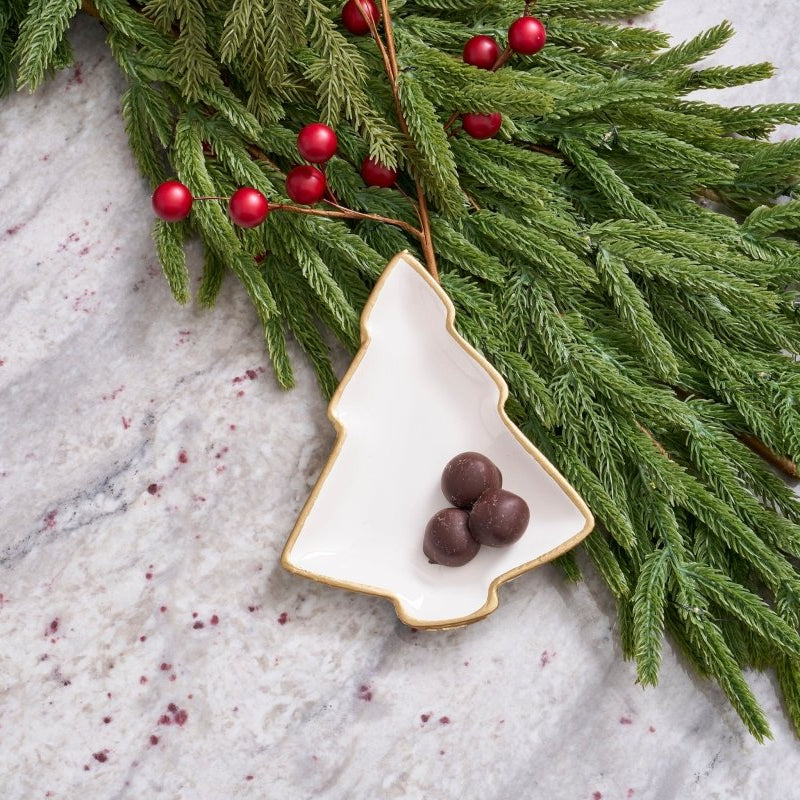 Gracie Christmas Tray - White - Serving Trays from Jaye's Studio