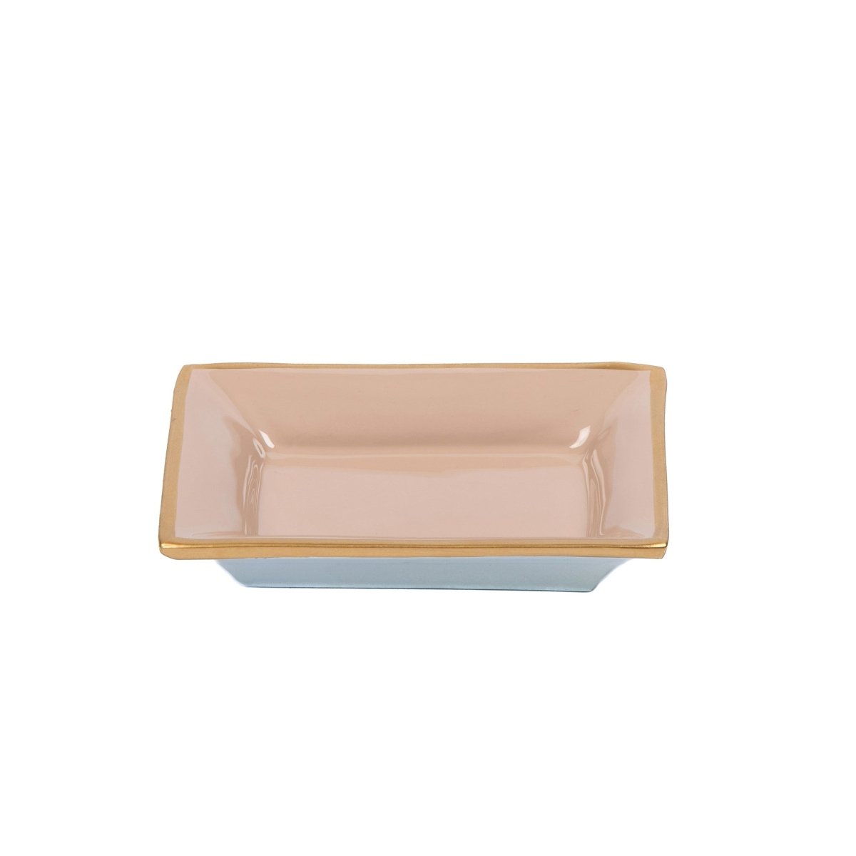 Gracie Enameled Landry Tray Natural - Avail 05/26 - Trinket Trays from Jaye's Studio