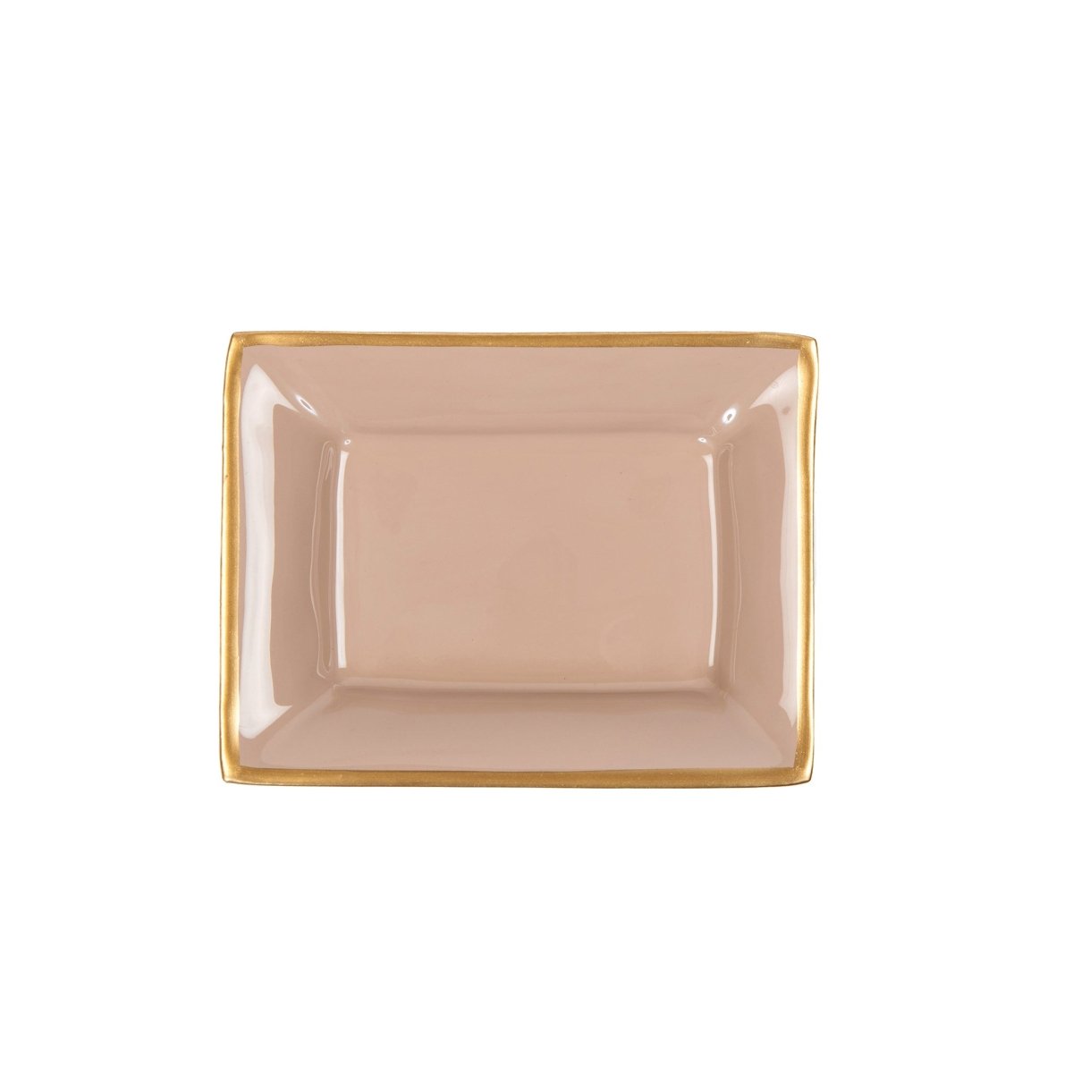 Gracie Enameled Landry Tray Natural - Avail 05/26 - Trinket Trays from Jaye's Studio