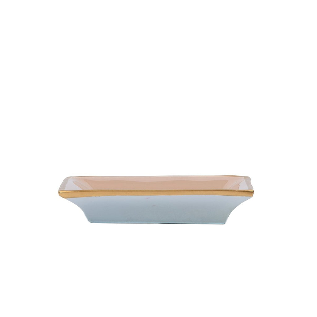 Gracie Enameled Landry Tray Natural - Avail 05/26 - Trinket Trays from Jaye's Studio