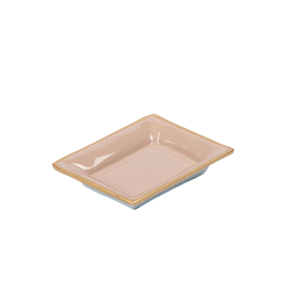 Gracie Enameled Landry Tray Natural - Avail 05/26 - Trinket Trays from Jaye's Studio