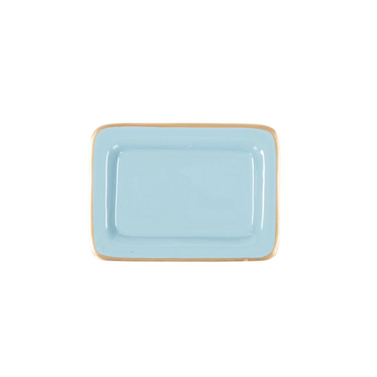 Gracie Enameled Laney Soap Dish - Cool Blue - Avail 09/21 - Trinket Trays from Jaye's Studio