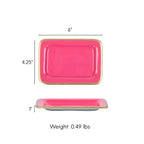 Gracie Enameled Laney Soap Dish - from Jaye's Studio