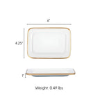 Gracie Enameled Laney Soap Dish - from Jaye's Studio